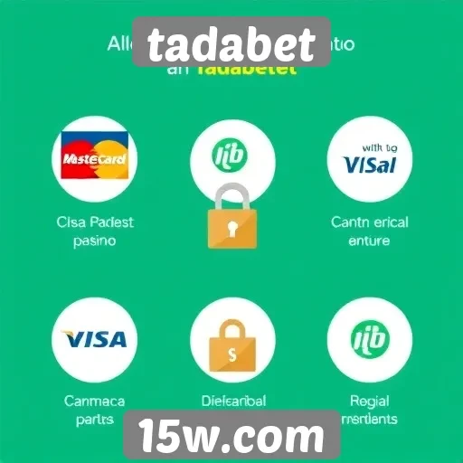 Métodos de pagamento disponíveis na plataforma Tadabet