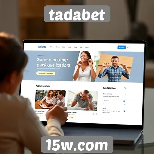 Experiência do usuário no site tadabet